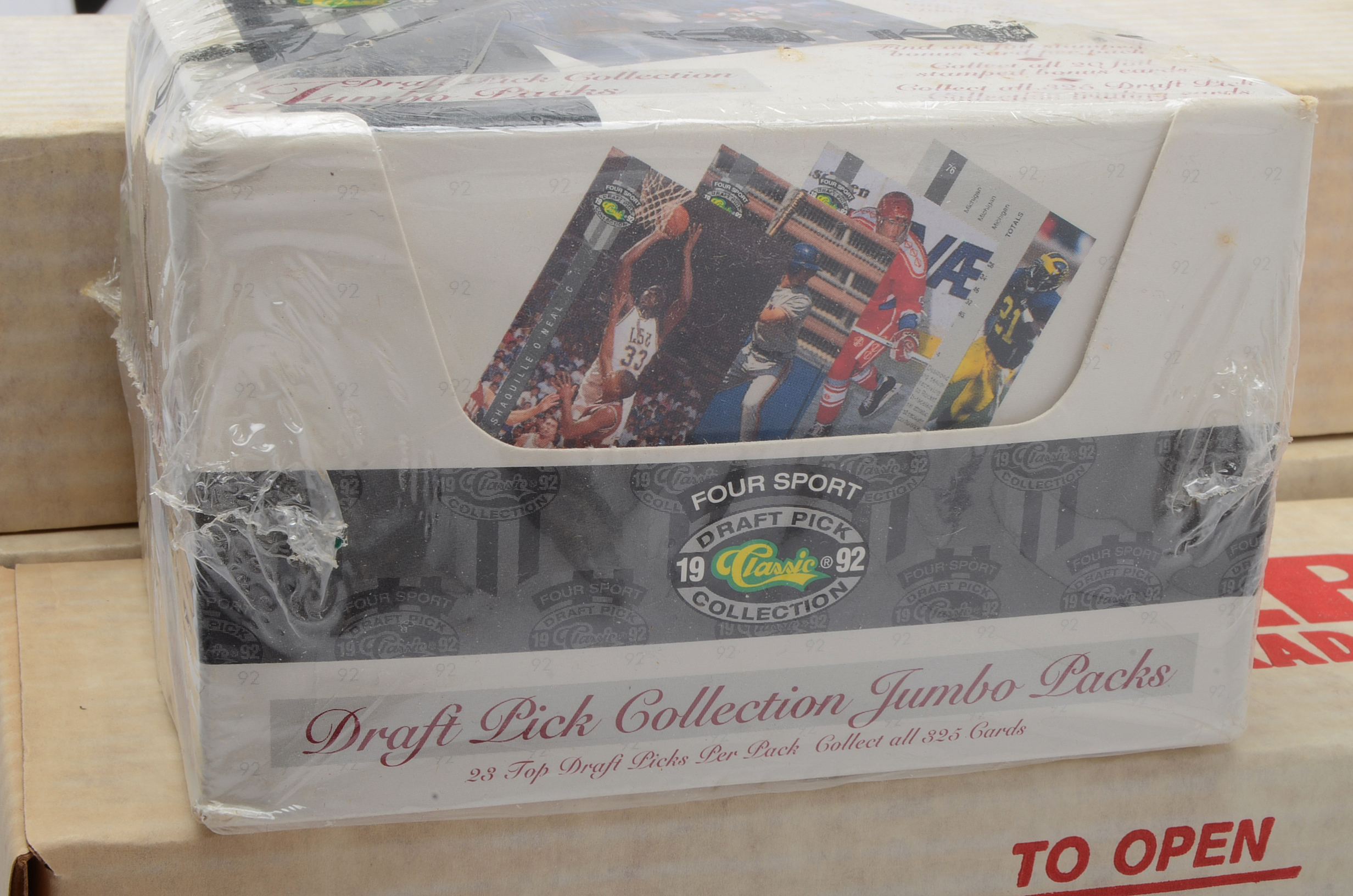 Five 1980s Baseball Card Sets Plus 1992 Sealed Classic "Four Sport" Box