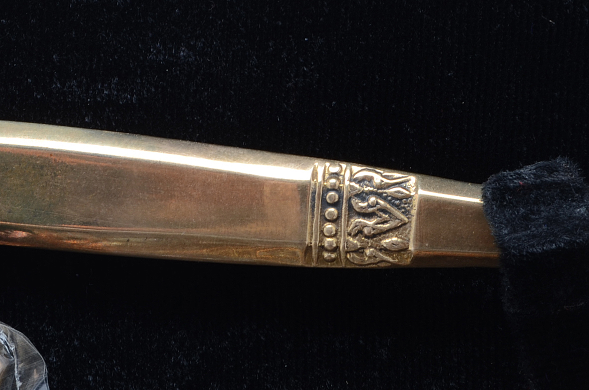 Bronze Tone Flatware Service for Twelve