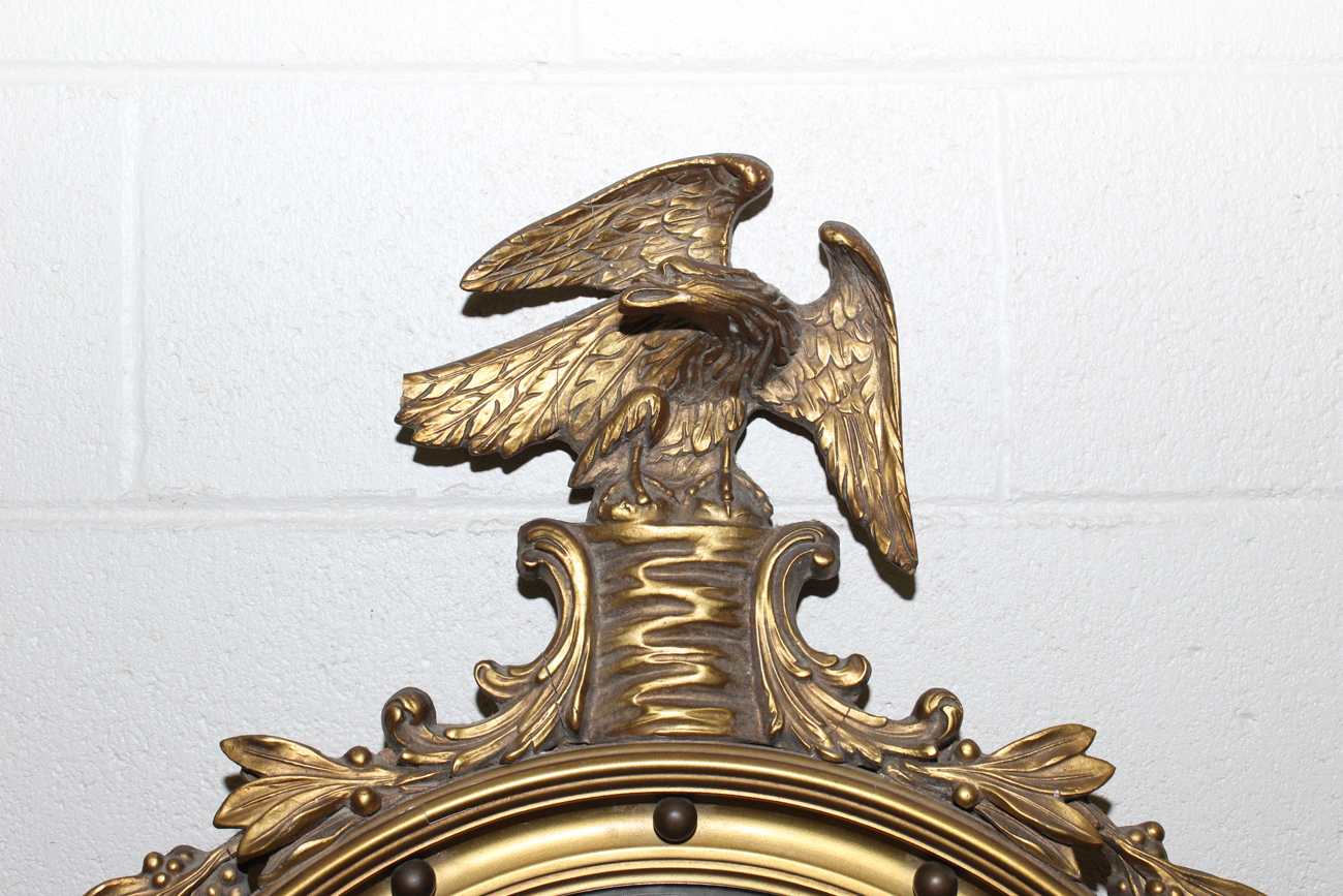 Antique Federal Style Convex Mirror