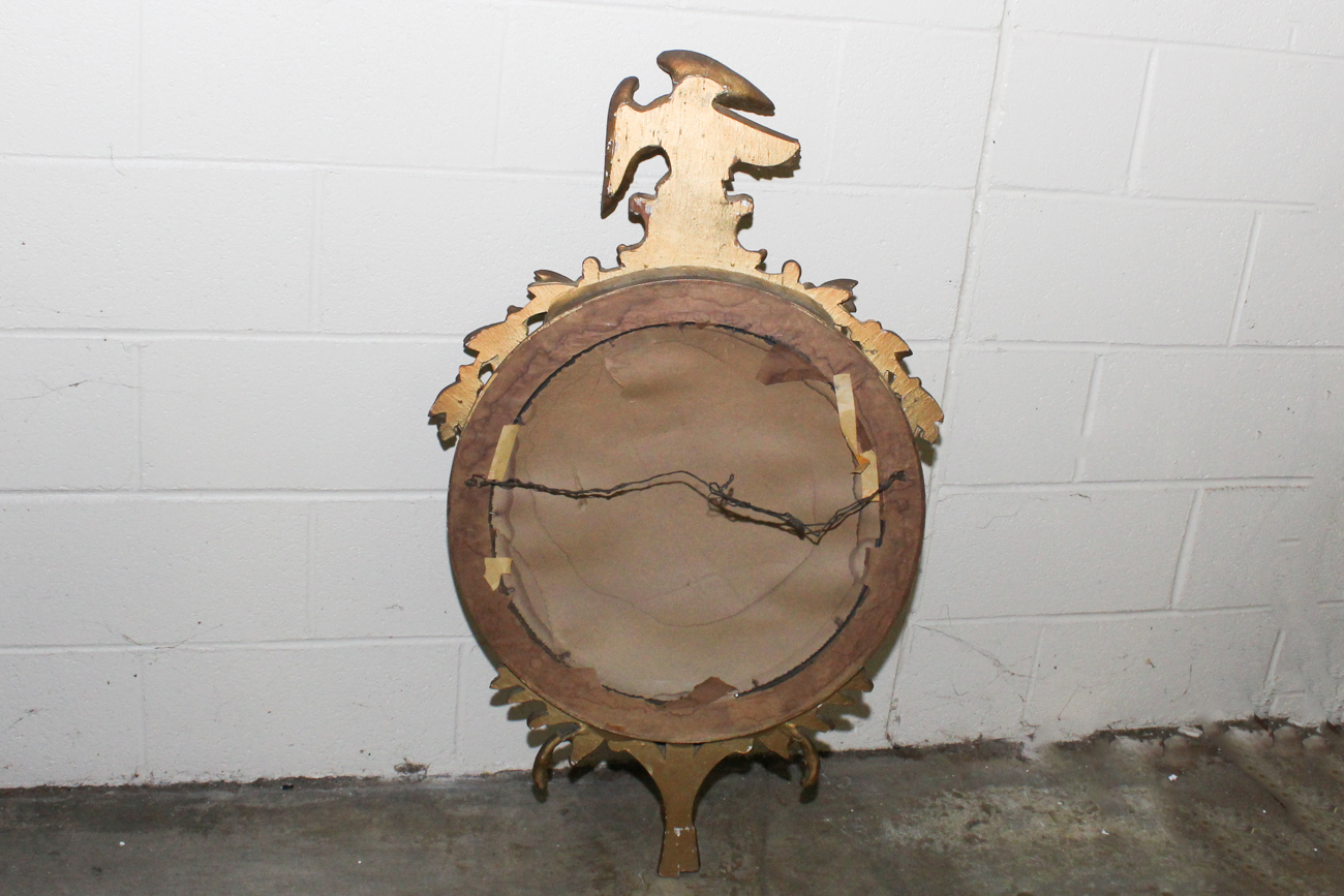 Antique Federal Style Convex Mirror