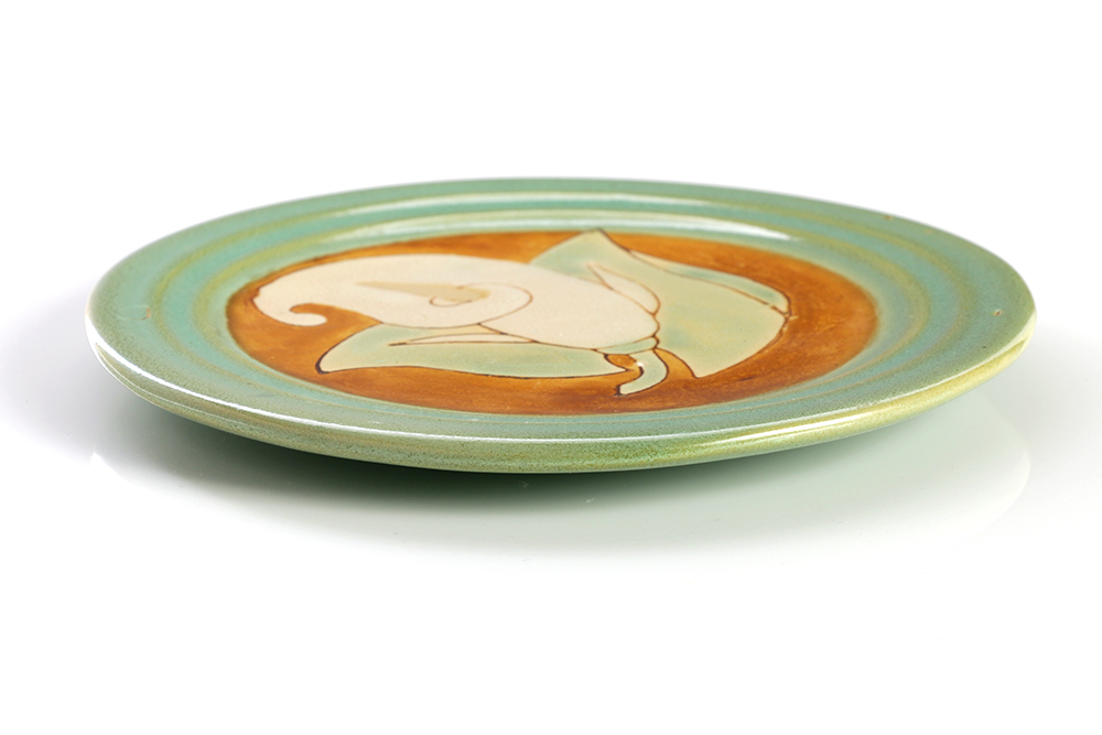 California Arts and Crafts Style Ceramic Plate
