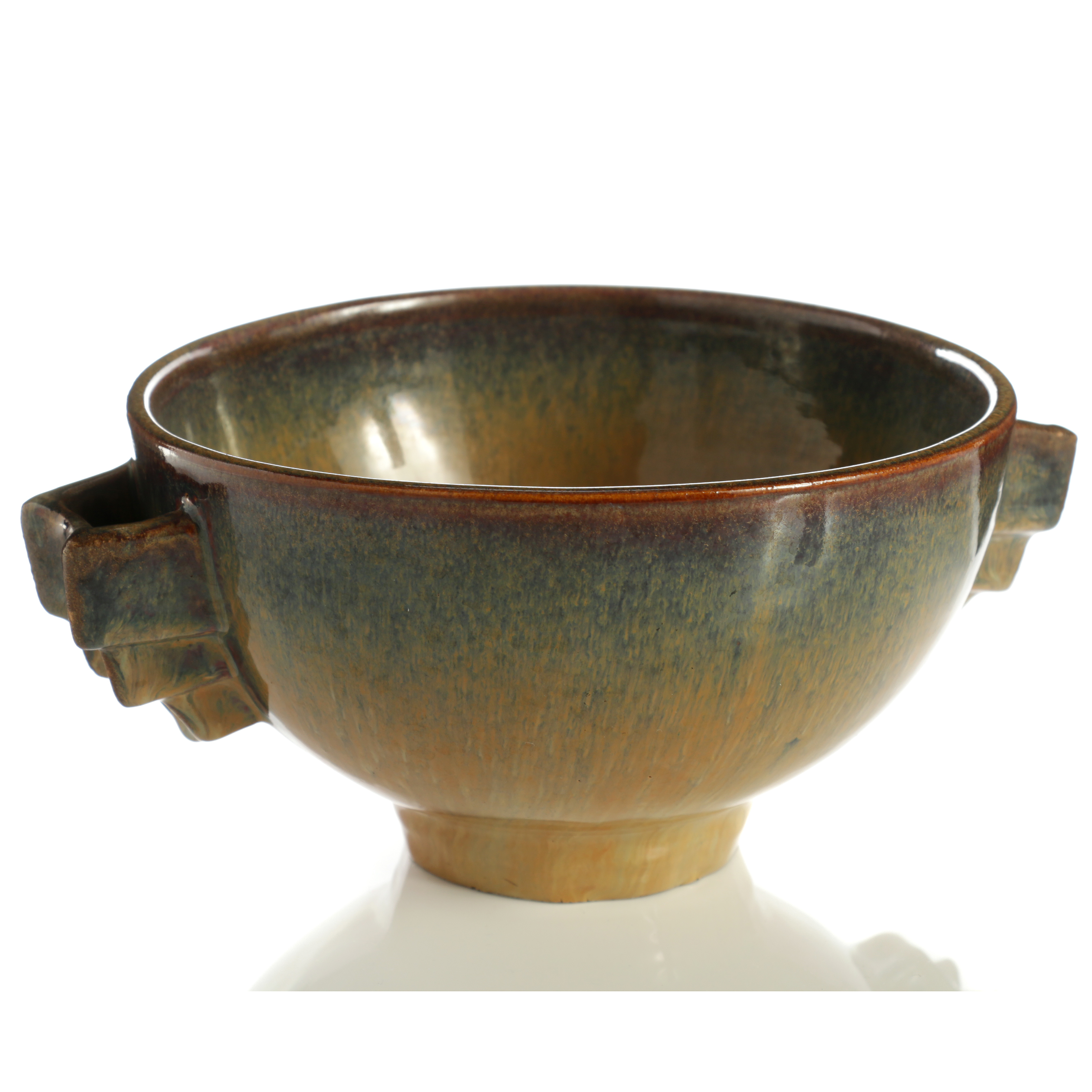 Fulper Ceramic Art Deco Bowl