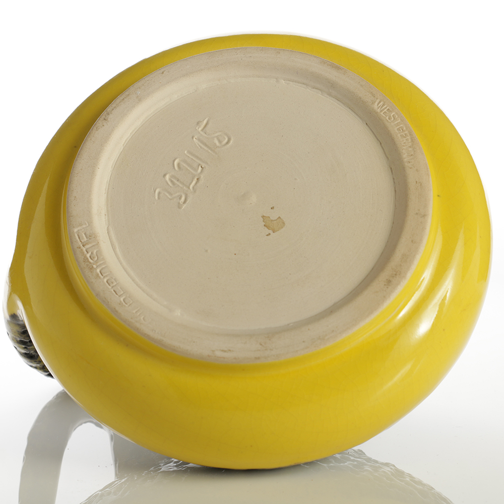 Silberdistel Handled Fat Lava Vase