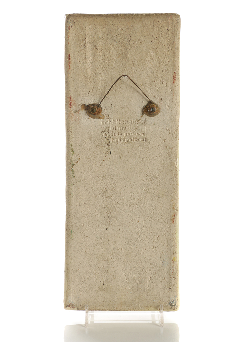 Helmut Schäffenacker Ceramic Wall Plaque of Aquatic Scene