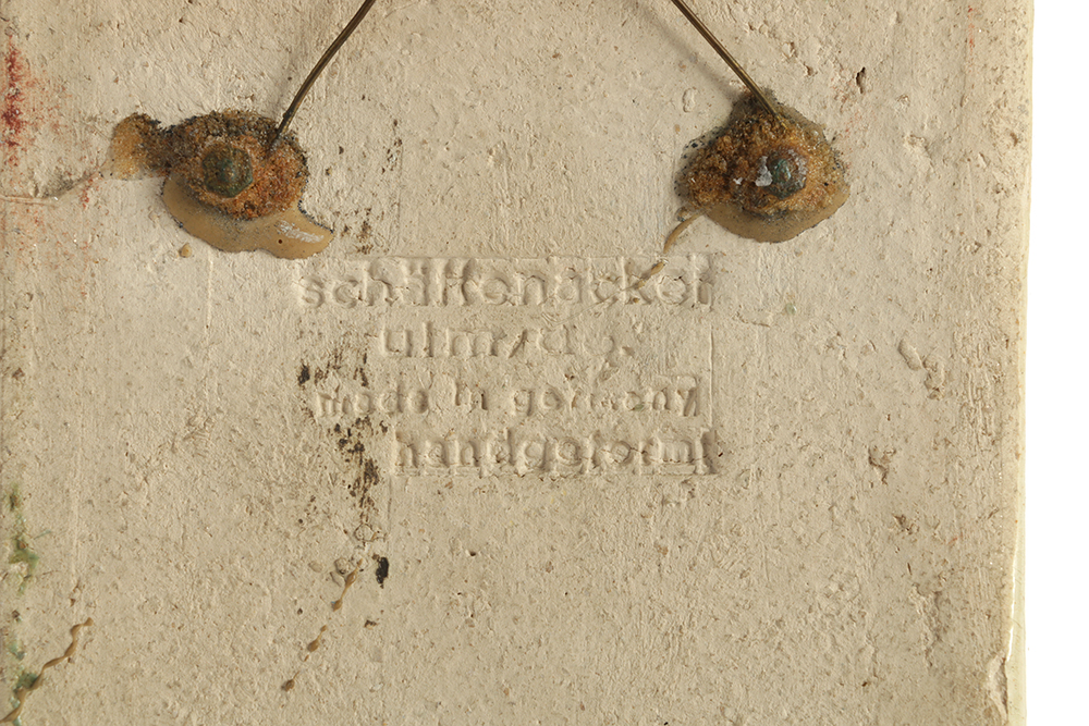 Helmut Schäffenacker Ceramic Wall Plaque of Aquatic Scene