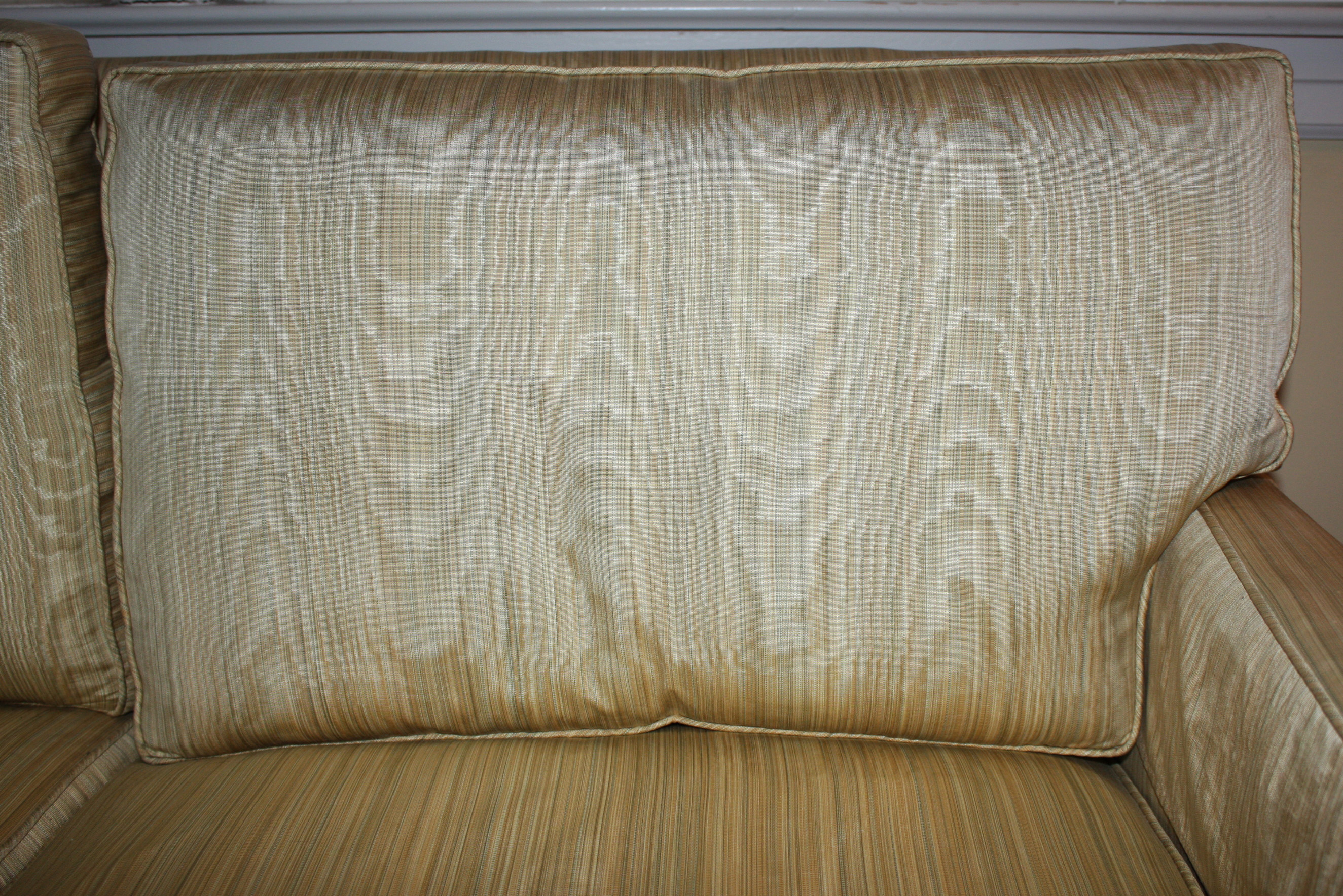 Vintage Silk Upholstered Love Seat