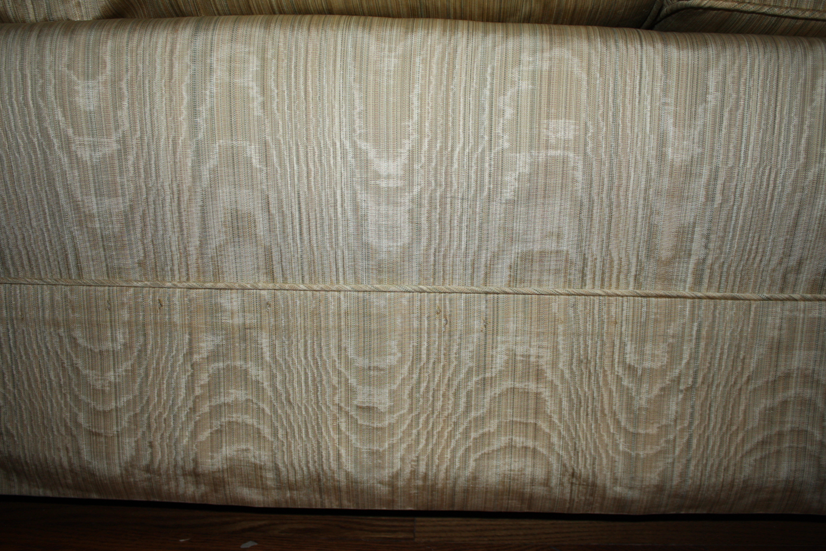 Vintage Silk Upholstered Love Seat
