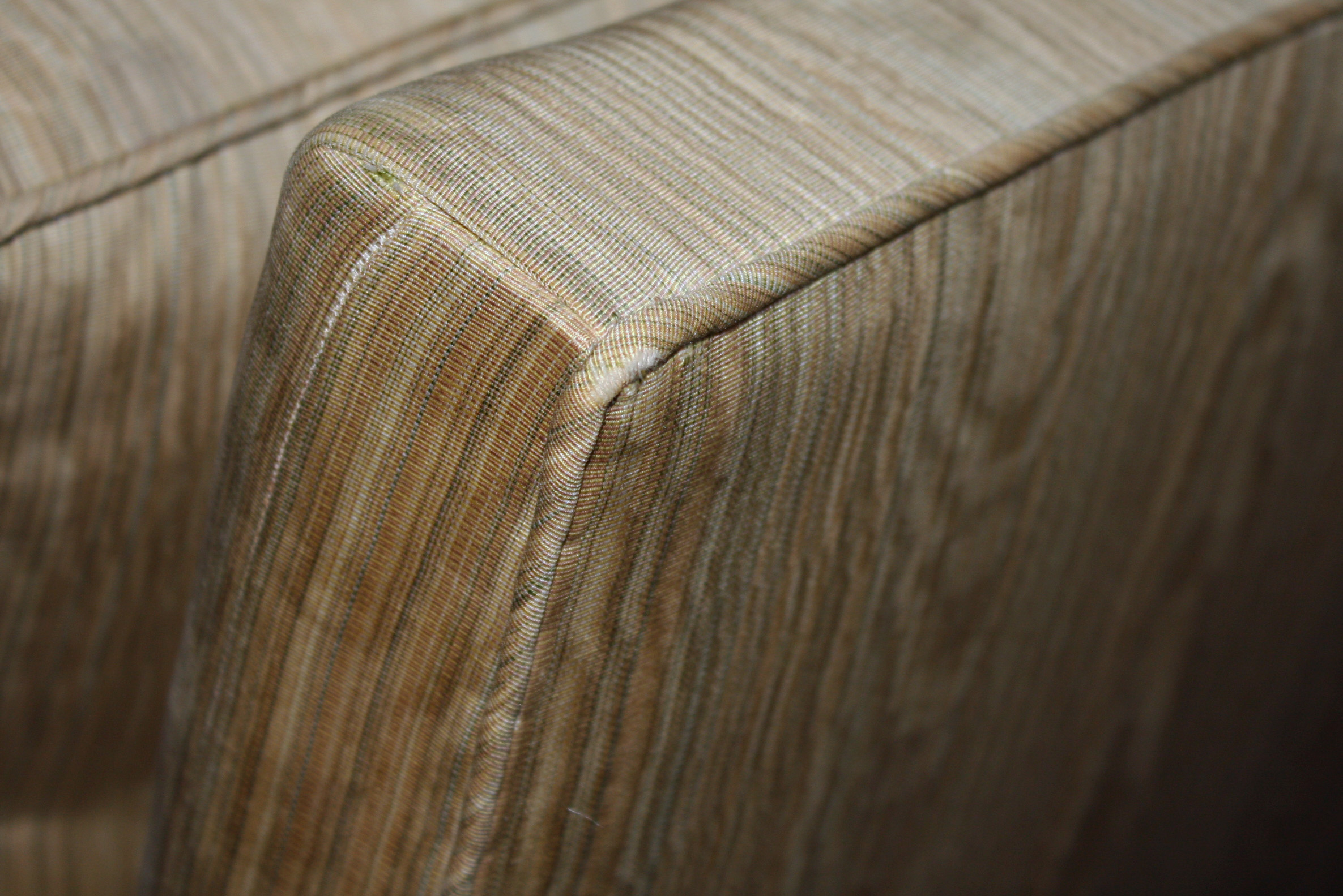 Vintage Silk Upholstered Love Seat