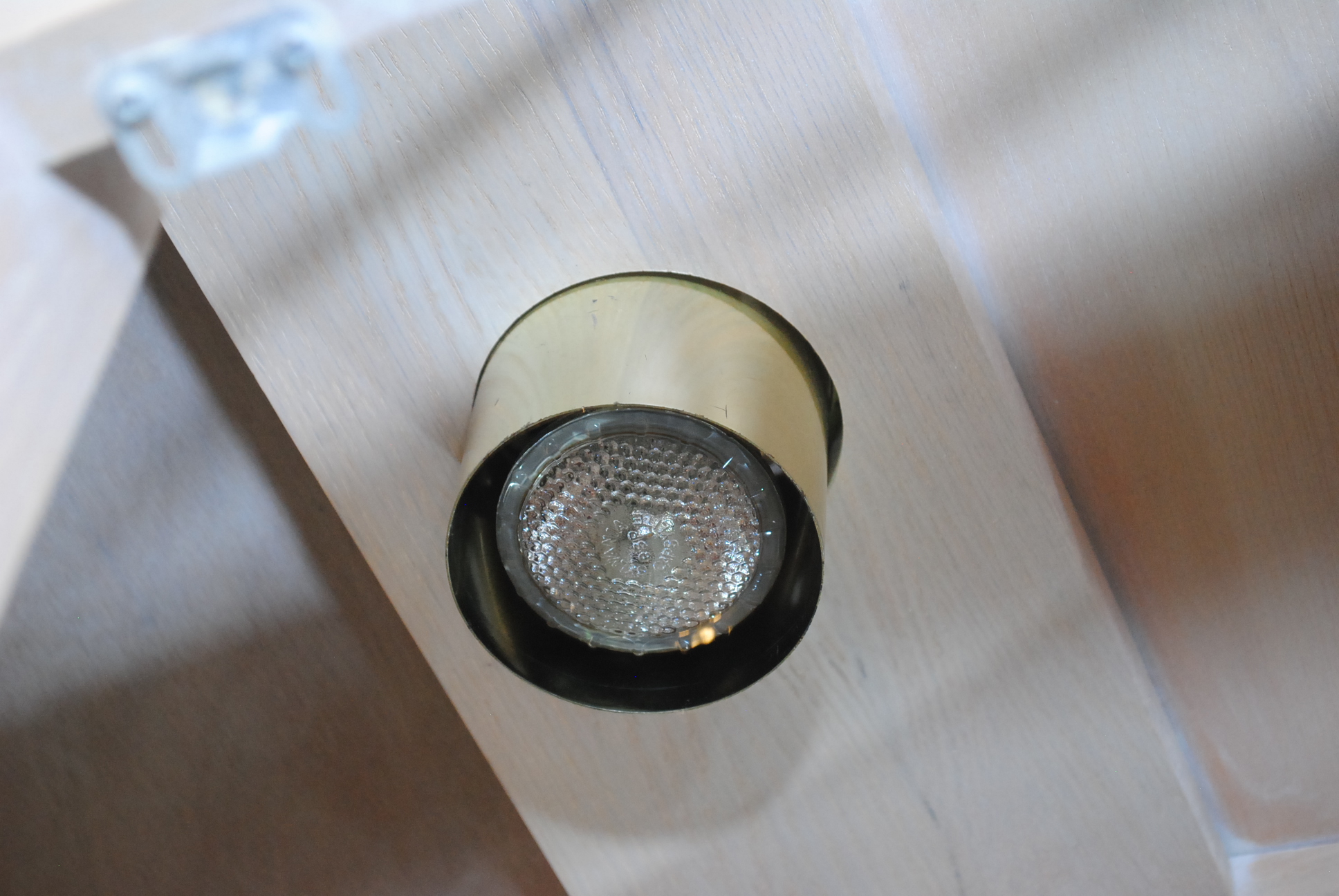 Keller Furniture Painted White Oak Hutch