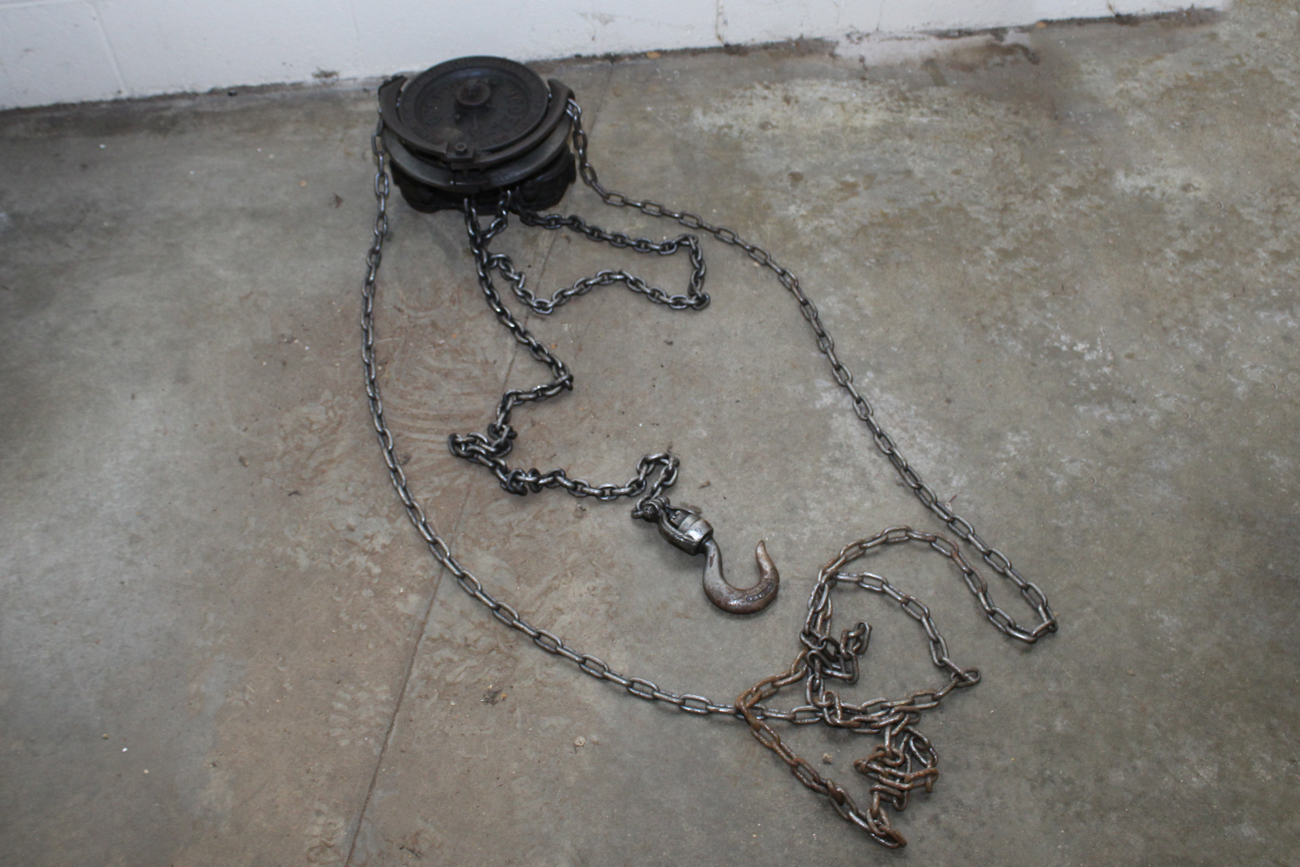 "Cyclone" 1/2 Ton Hoist By Chisholm-Moore