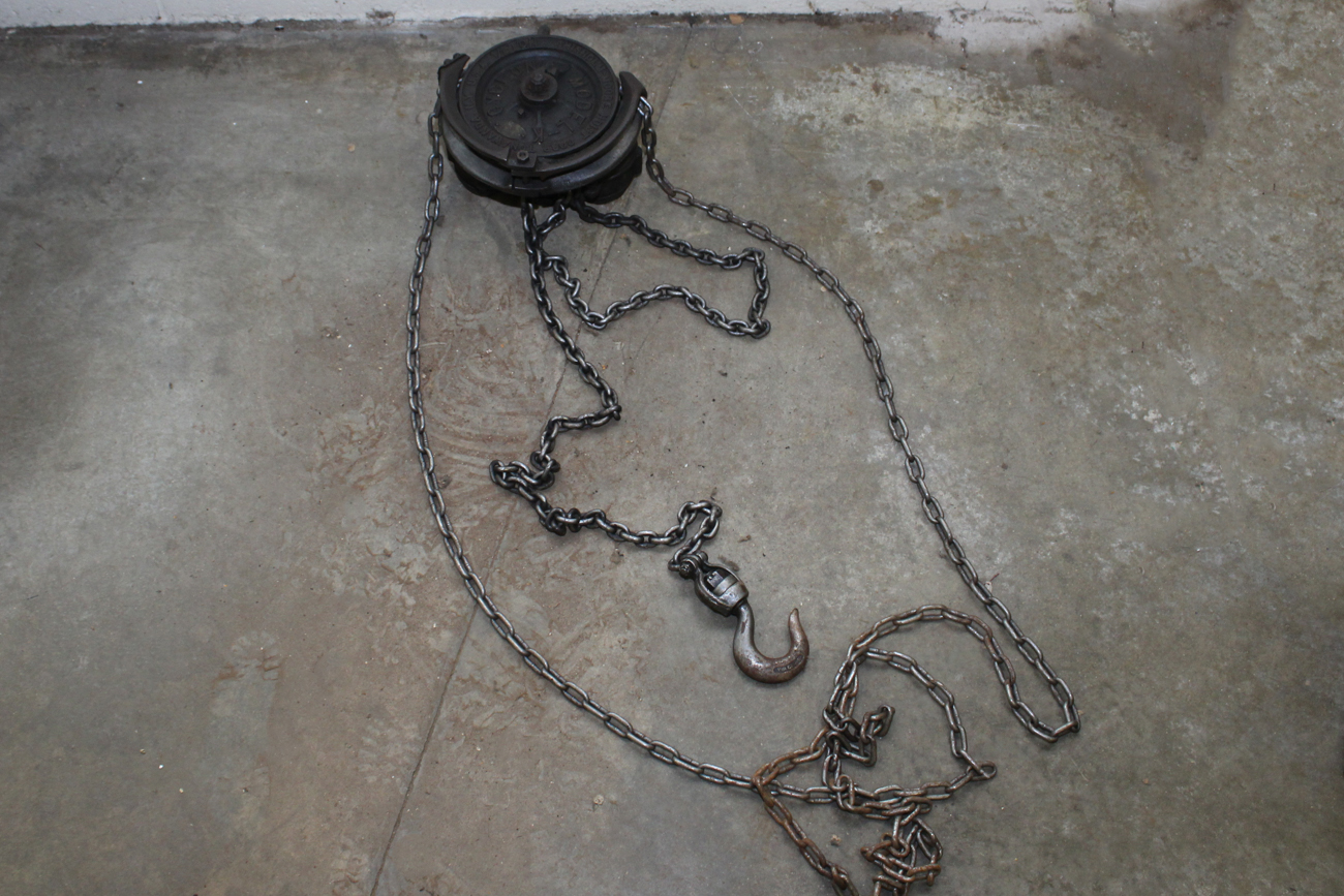 "Cyclone" 1/2 Ton Hoist By Chisholm-Moore