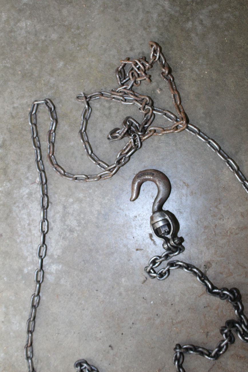 "Cyclone" 1/2 Ton Hoist By Chisholm-Moore