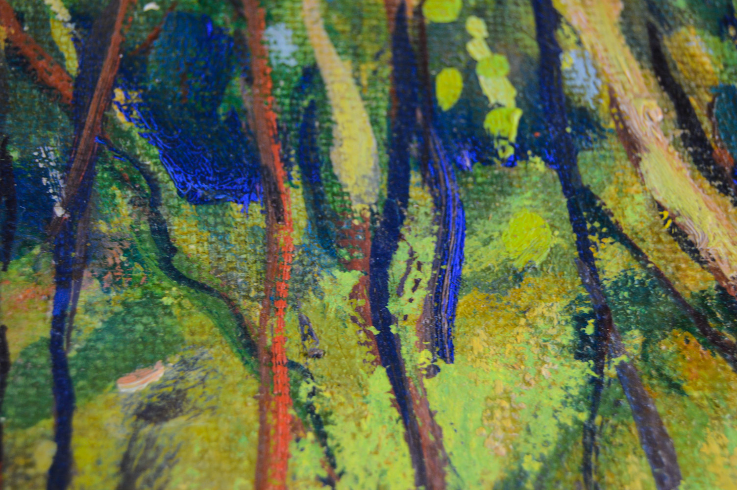 F. W. Faig Vintage Oil Painting on Canvas