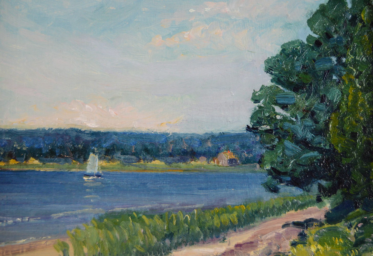 Sarah Richmond Original Oil on Board "Scenes of Buzzard Bay"