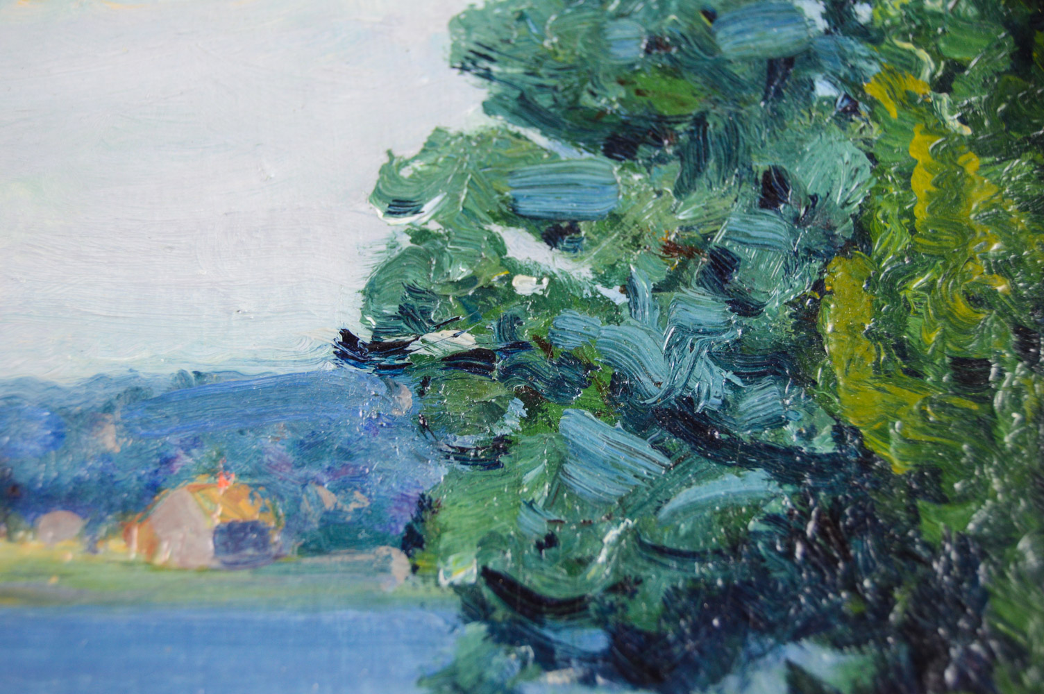 Sarah Richmond Original Oil on Board "Scenes of Buzzard Bay"