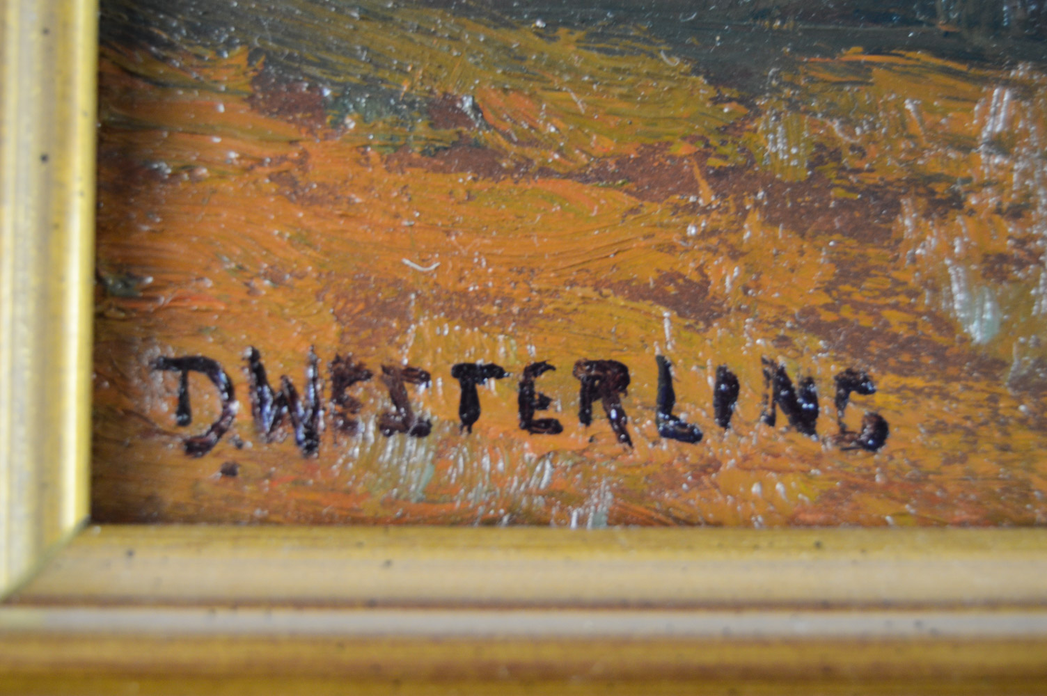 Dennis Westerling Original Oil on Board Landscape