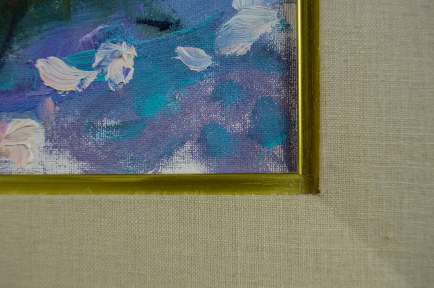 Jerry Fresia Original Oil on Canvas Floral Still Life