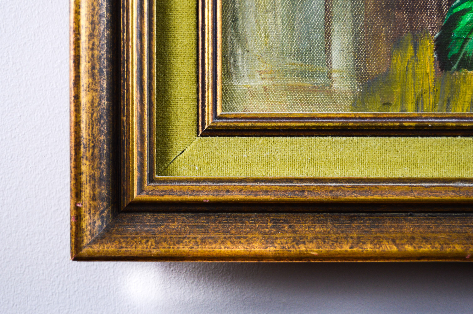 Original Oil on Canvas Rose Still Life by E. Schürer