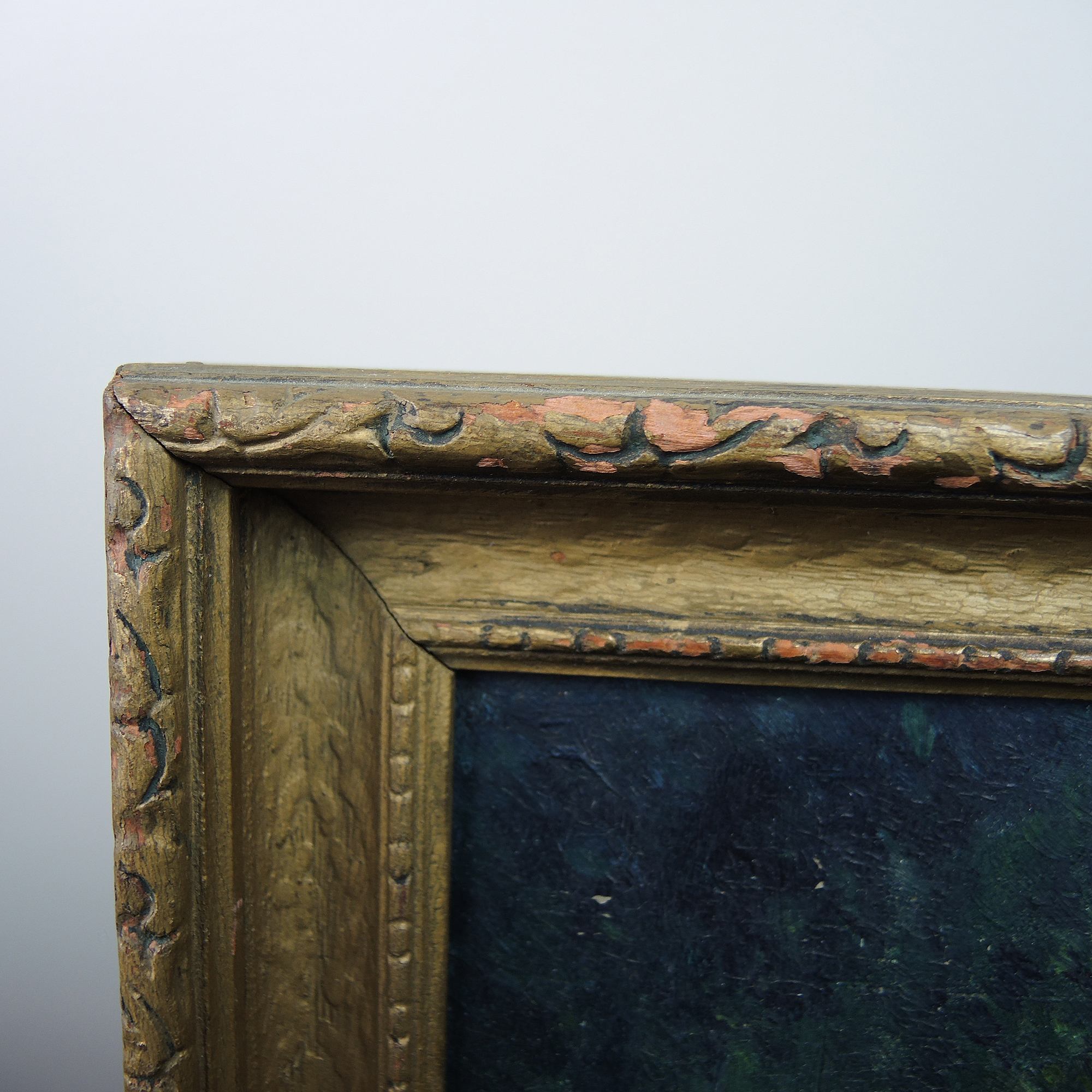 "A California Rancho" Oil Painting on Board by Samson