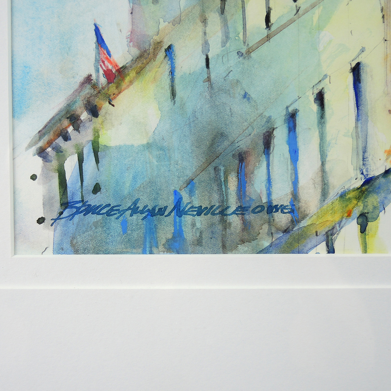 Bruce Allan Neville Original Watercolor of St. Louis
