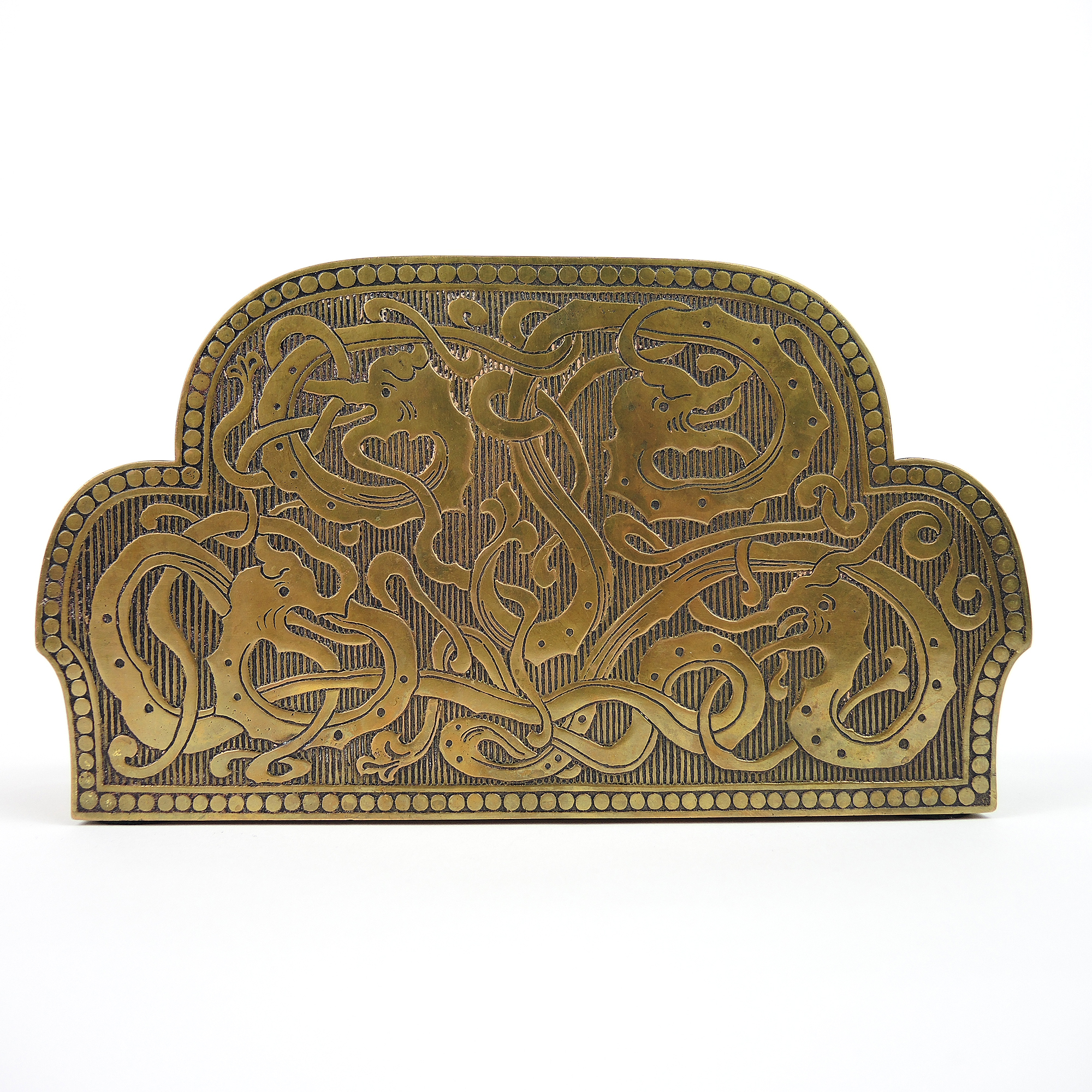 Antique Marshall Field & Co. Bronze Letter Rack