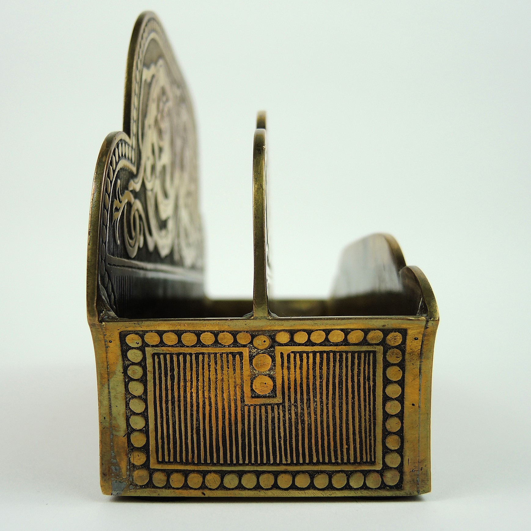 Antique Marshall Field & Co. Bronze Letter Rack