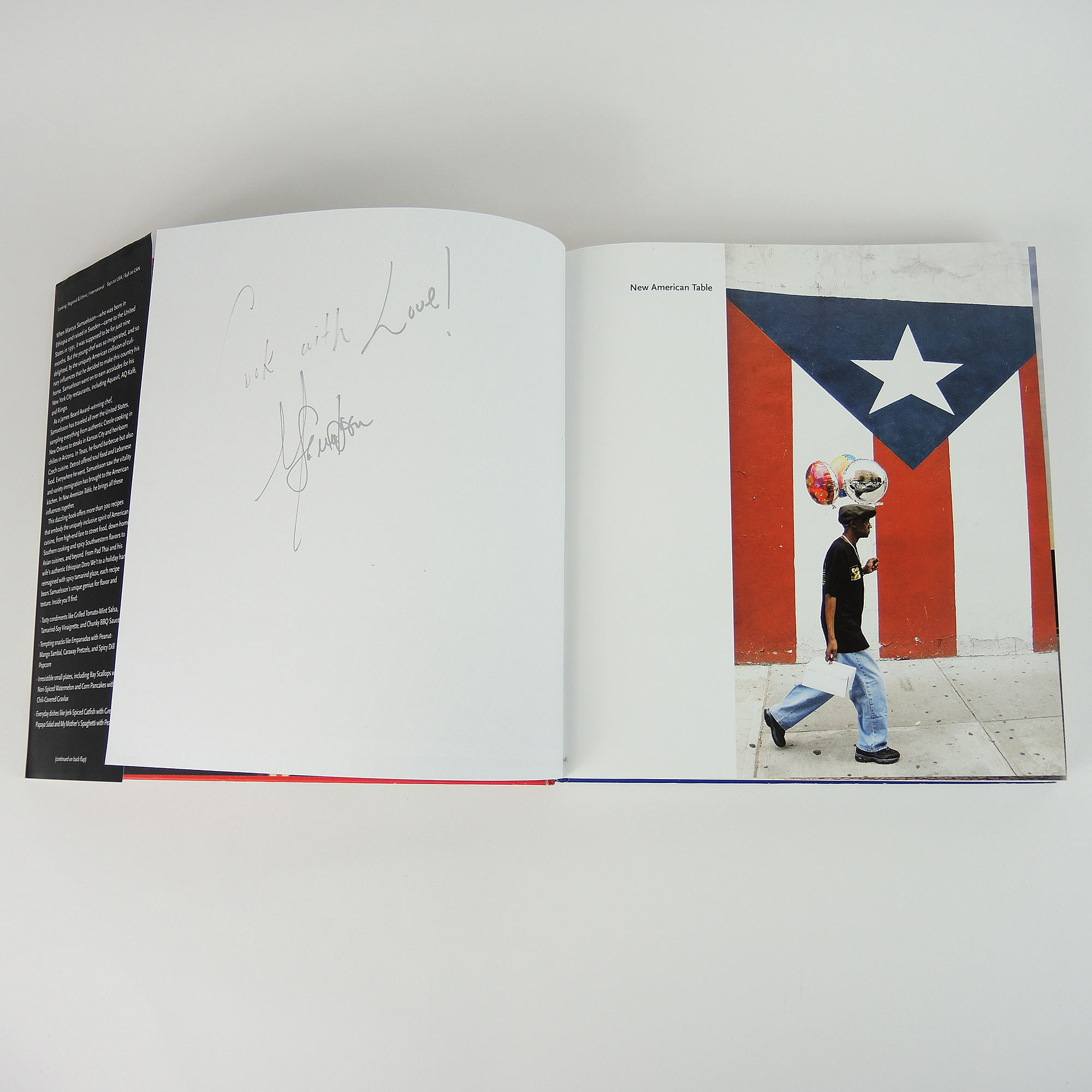 Signed Copy of "New American Table" by Marcus Samuelsson