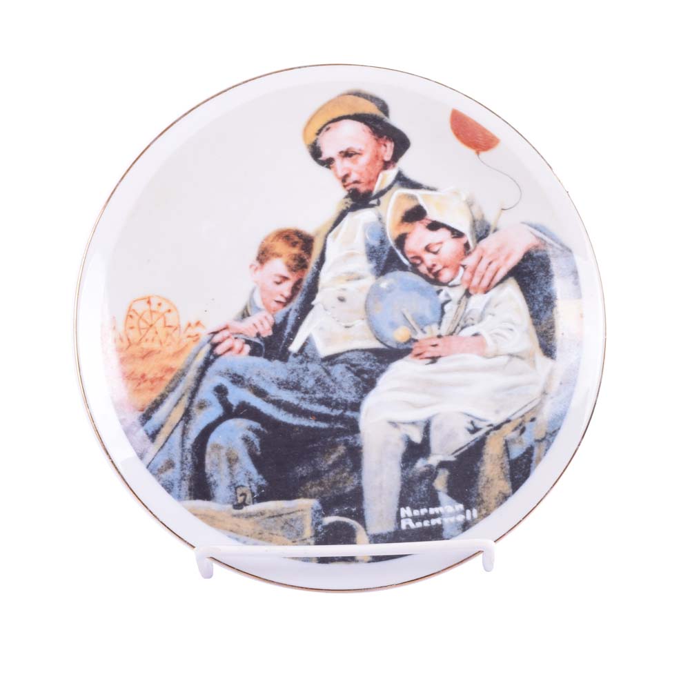 Vintage Norman Rockwell Fine Porcelain Plate