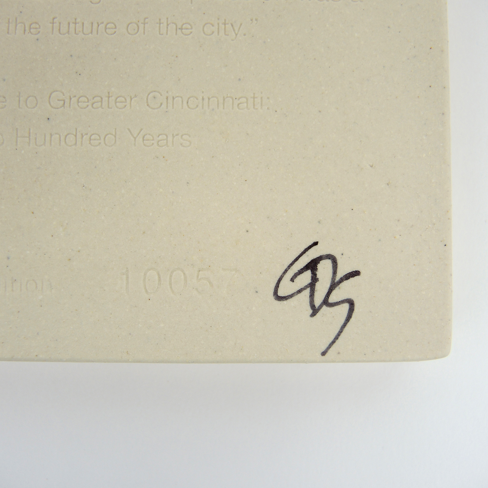 Rookwood Pottery 1st Edition Cincinnati Carew Tower Commemorative Tile