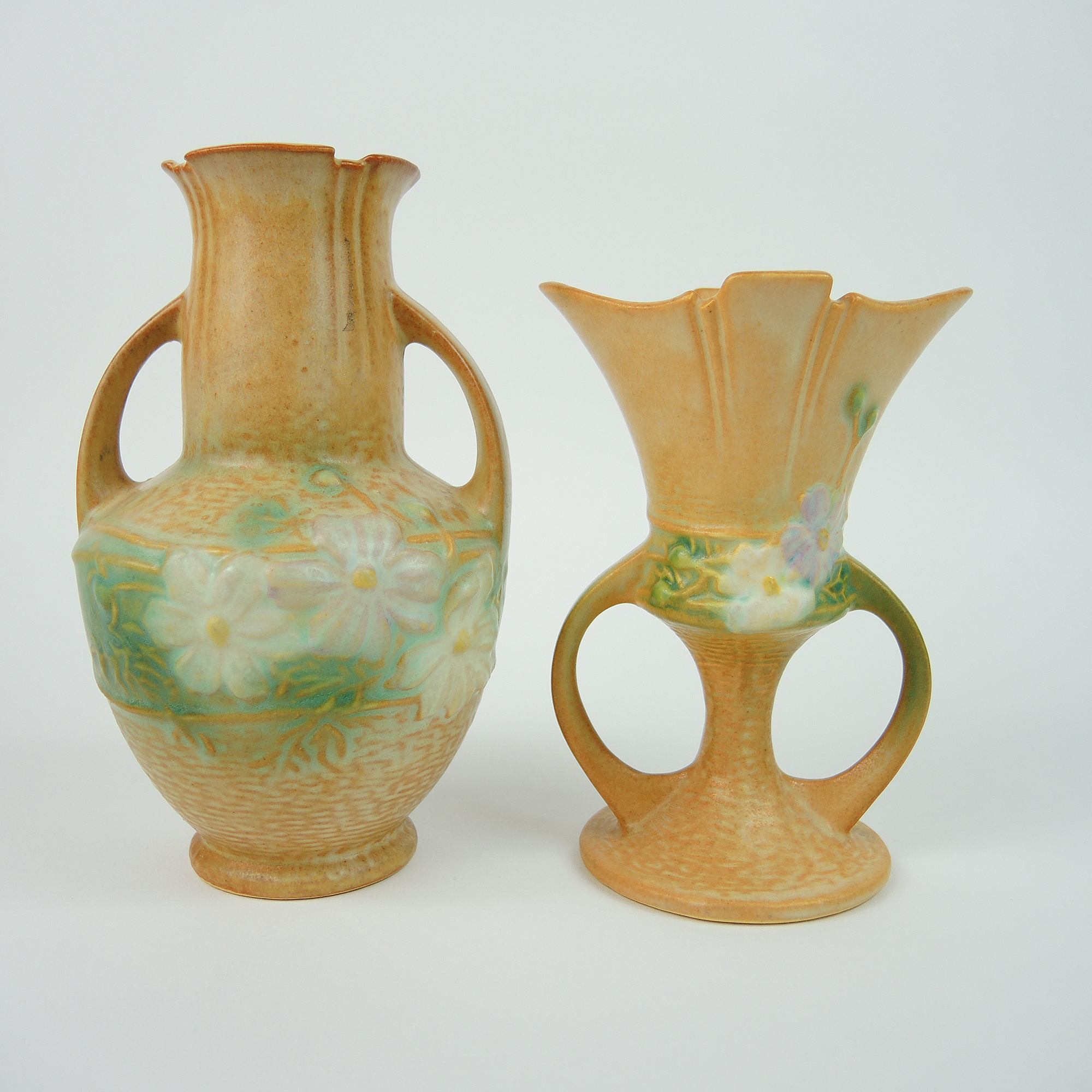 Vintage Roseville "Cosmos" and "Thornapple" Pottery