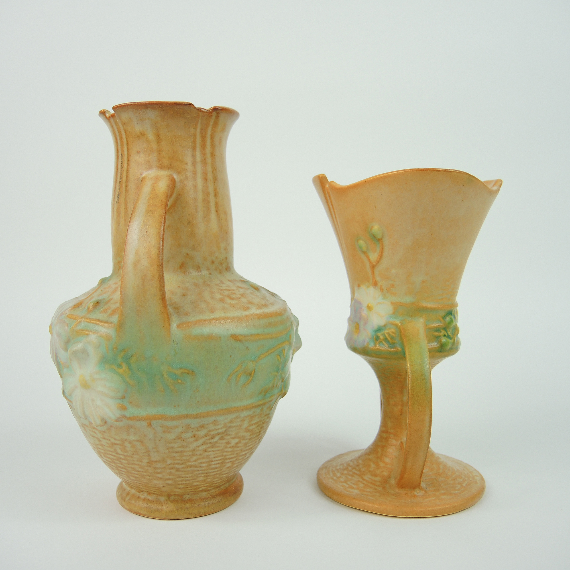 Vintage Roseville "Cosmos" and "Thornapple" Pottery