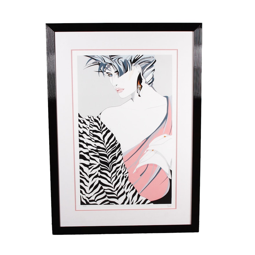 Framed Steve Leal "Marcia" Serigraph