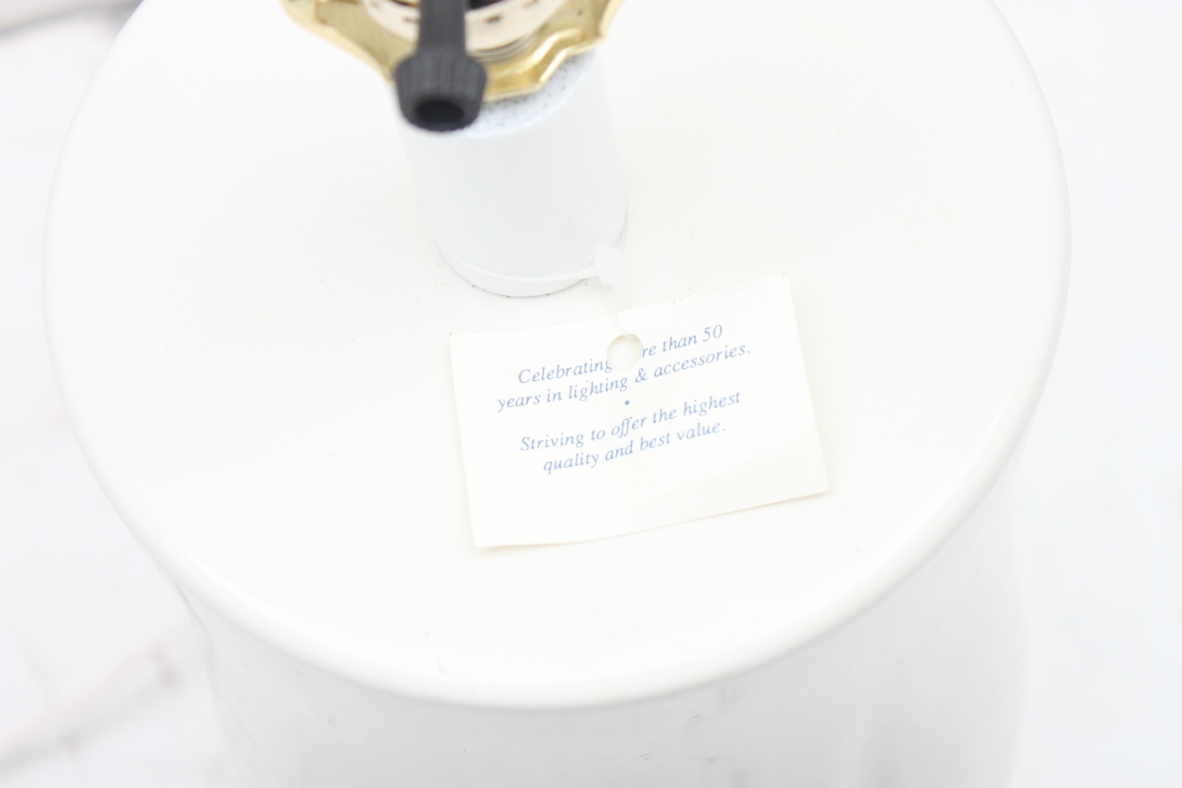 White Ceramic Table Lamp