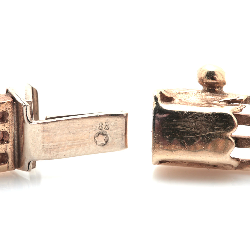 14K Yellow Gold and Multi-Gemstone Bracelet