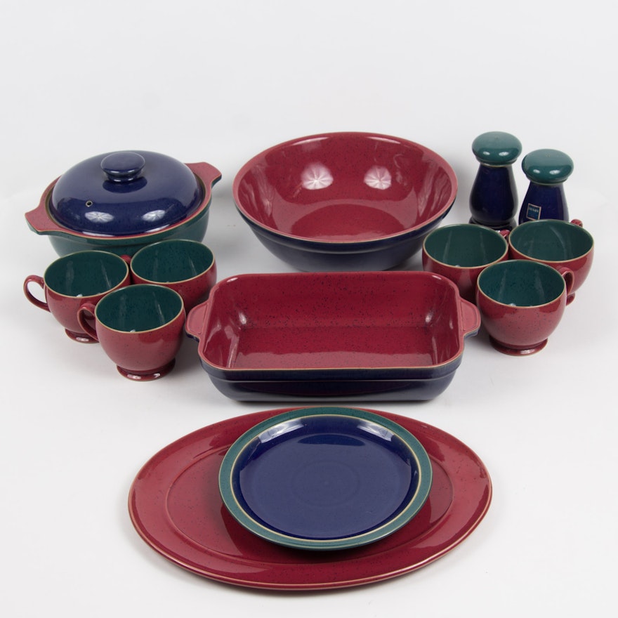 Denby "Harlequin" Handcrafted Stoneware Collection