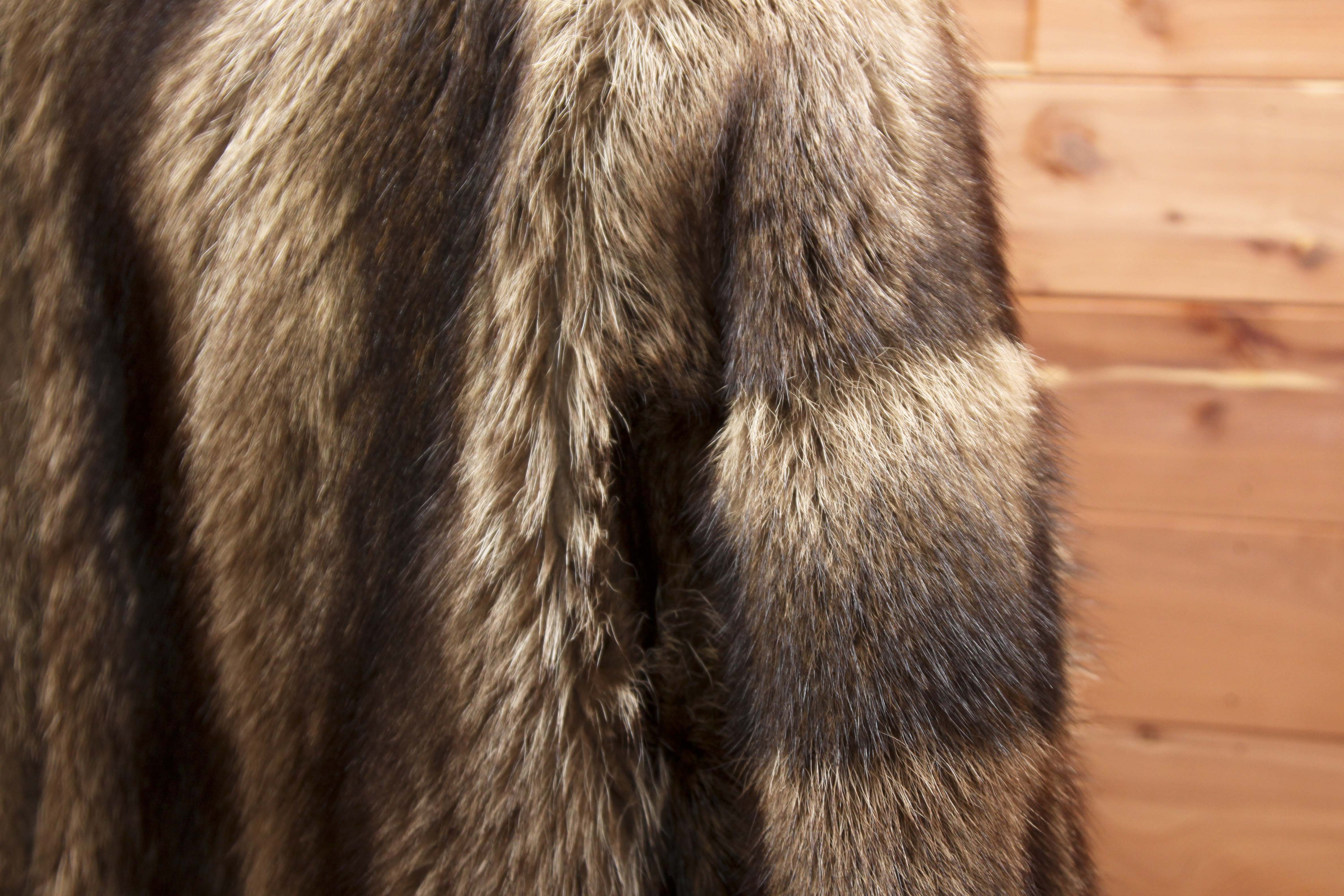 Weiss Raccoon Fur Jacket