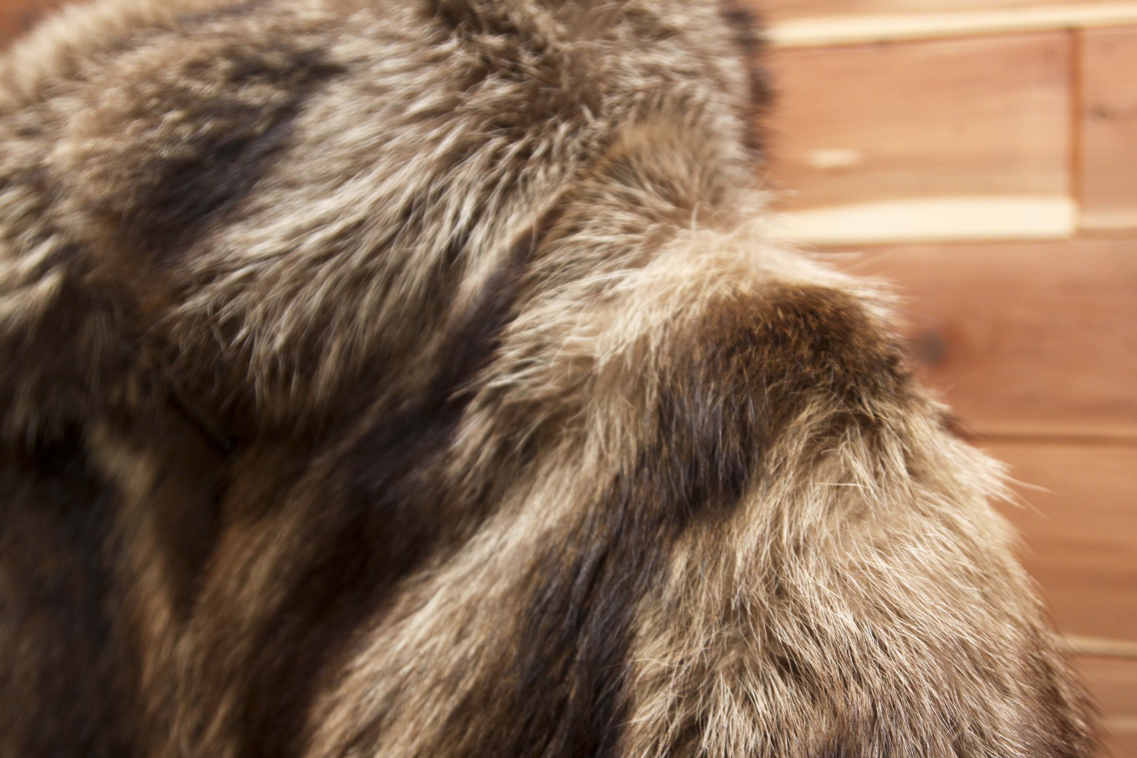 Weiss Raccoon Fur Jacket