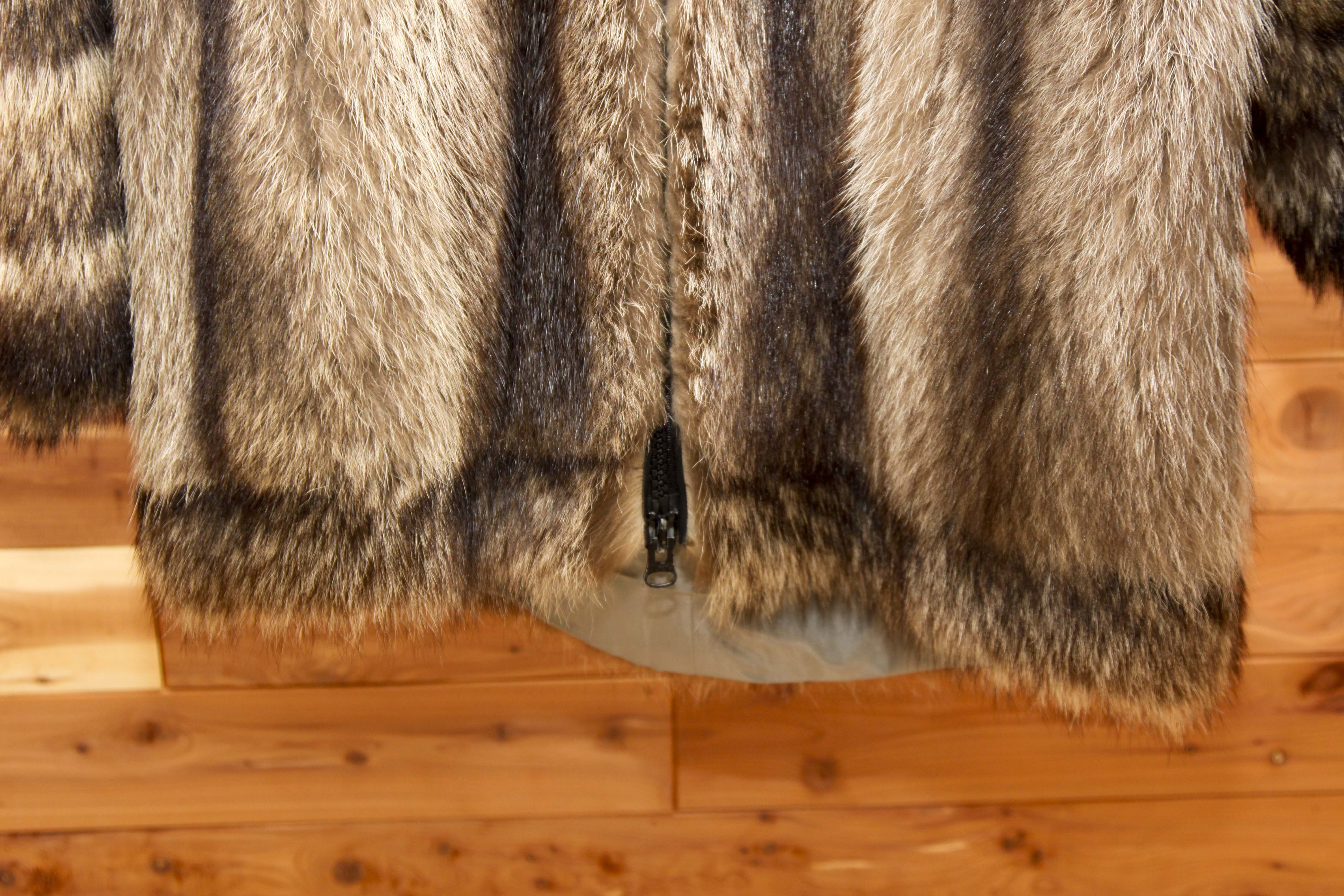 Weiss Raccoon Fur Jacket