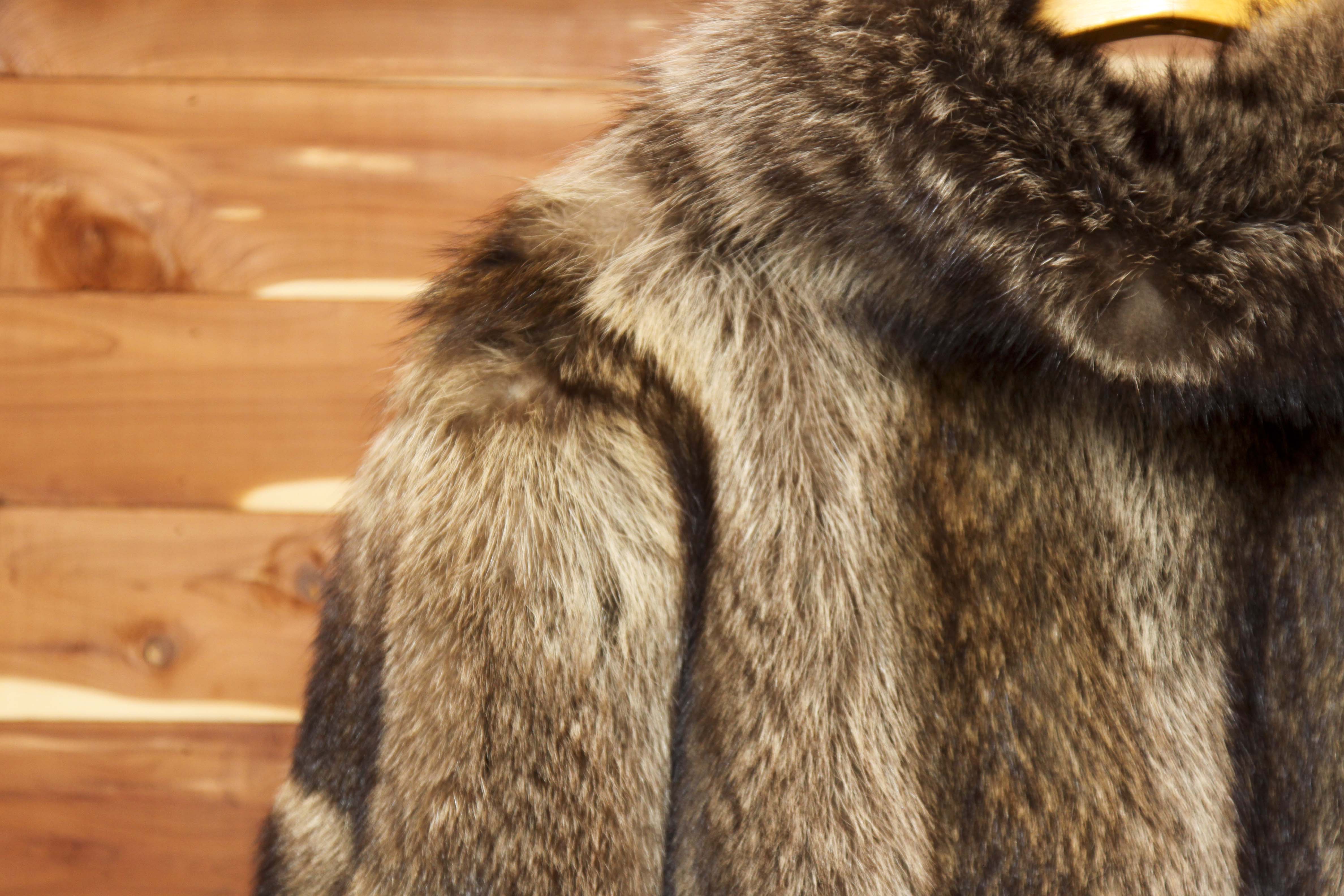 Weiss Raccoon Fur Jacket