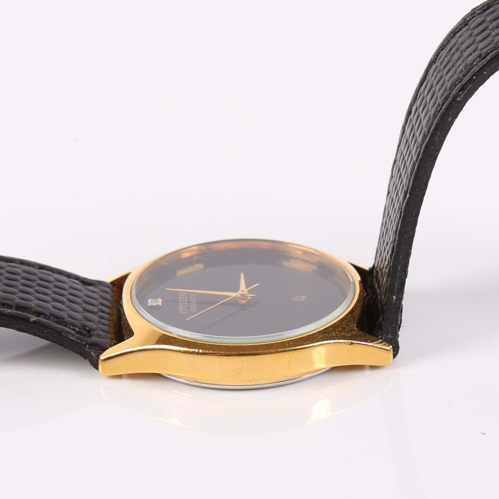 Citizen Gold Tone and Diamond Watch