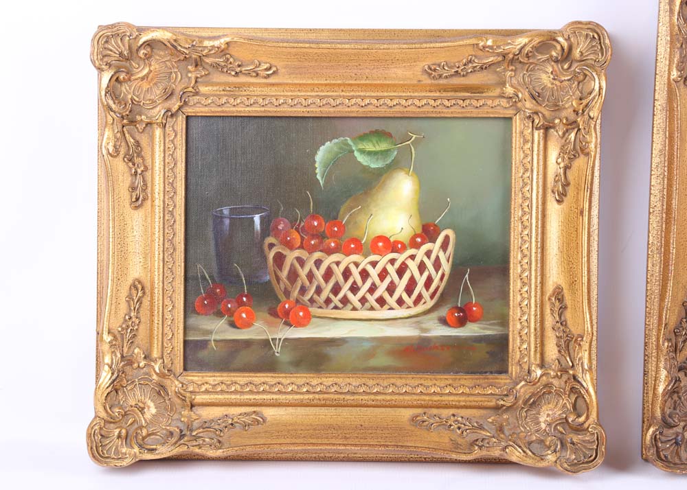 Still Life Oil Paintings on Canvas