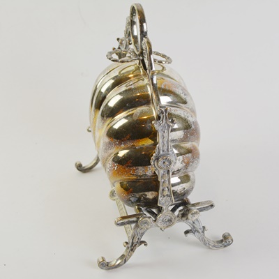 Vintage Victorian Style Silver Plate Bun Warmer