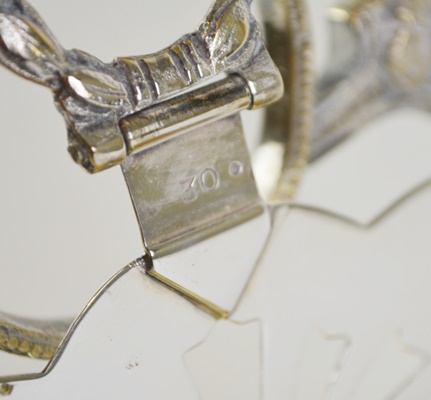 Vintage Victorian Style Silver Plate Bun Warmer