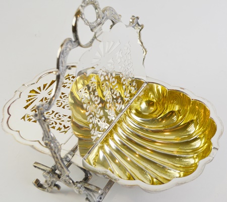 Vintage Victorian Style Silver Plate Bun Warmer