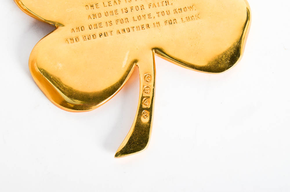 Assortment of Decorative Items including Aynsley China Plate and Belleek Pig