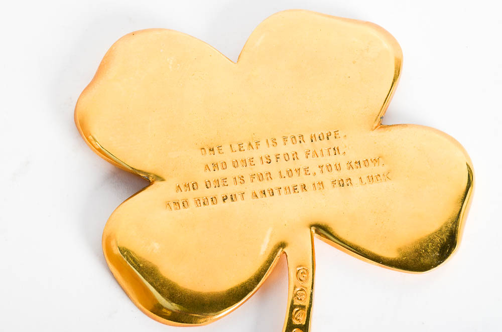 Assortment of Decorative Items including Aynsley China Plate and Belleek Pig