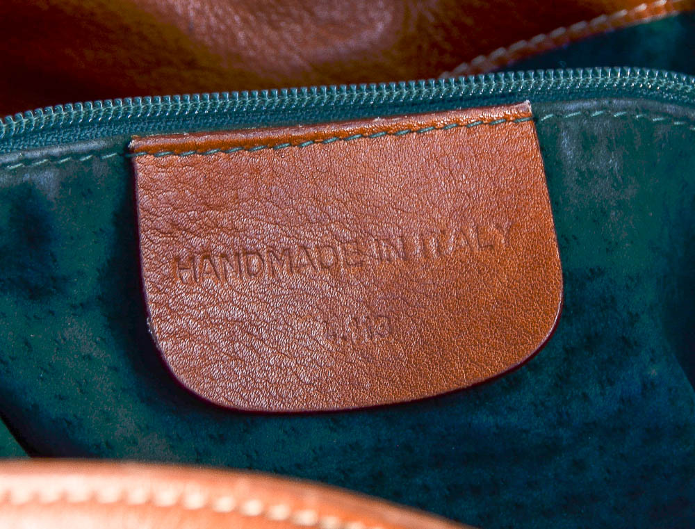 B. Kieselstein-Cord Leather Bucket Bag