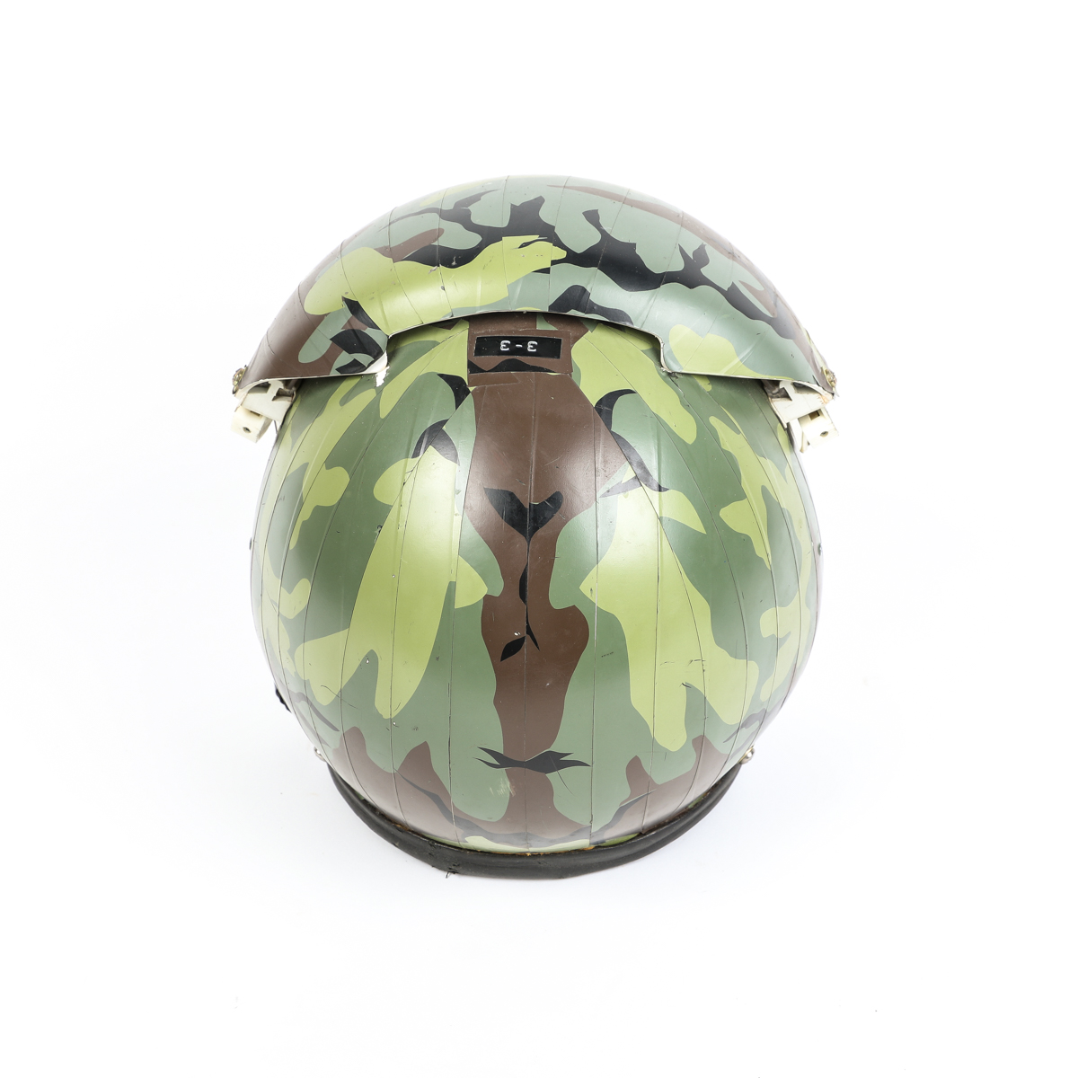 Vietnam War Fighter Pilot Helmet with Bag and "Thunderchief" by Don Henry