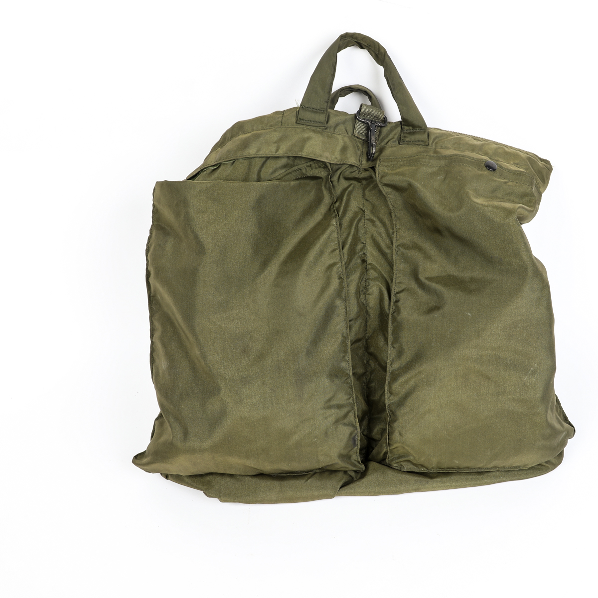 Vietnam War Fighter Pilot Helmet with Bag and "Thunderchief" by Don Henry