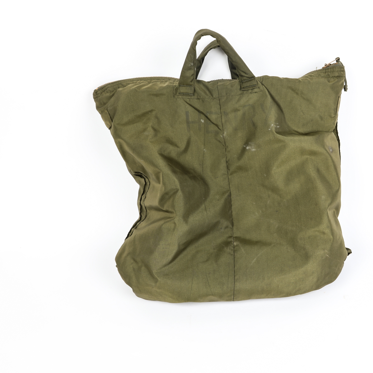 Vietnam War Fighter Pilot Helmet with Bag and "Thunderchief" by Don Henry